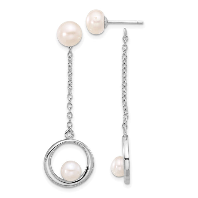 Sterling Silver Earrings Style QE17222 - Classique Jewelry Inc.