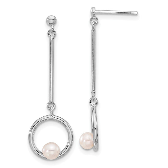 Sterling Silver Earrings Style QE17223 - Classique Jewelry Inc.