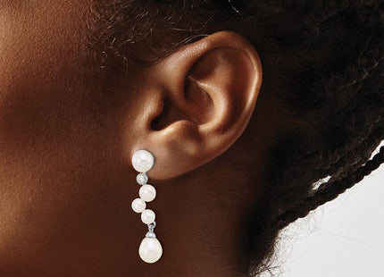 Sterling Silver Earrings Style QE17226 - Classique Jewelry Inc.