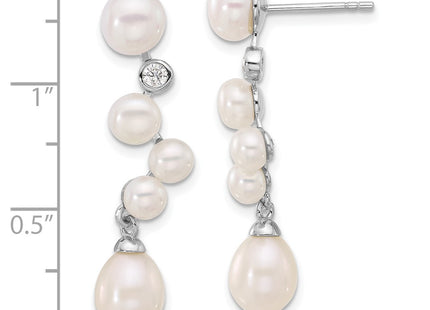 Sterling Silver Earrings Style QE17226 - Classique Jewelry Inc.