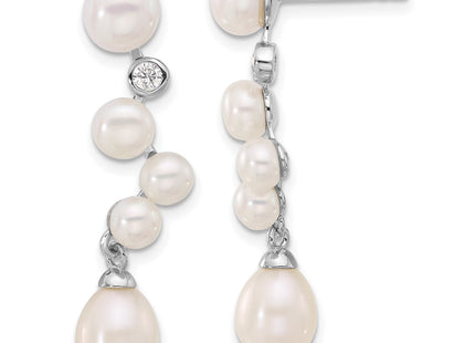 Sterling Silver Earrings Style QE17226 - Classique Jewelry Inc.