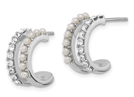 Sterling Silver Earrings Style QE17236 - Classique Jewelry Inc.