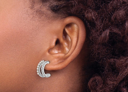 Sterling Silver Earrings Style QE17236 - Classique Jewelry Inc.