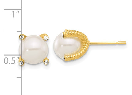 Sterling Silver Earrings Style QE17260GP - Classique Jewelry Inc.