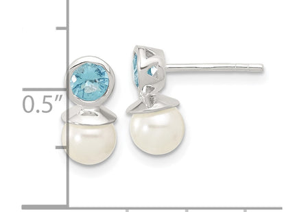 Sterling Silver Earrings Style QE17263 - Classique Jewelry Inc.