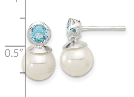 Sterling Silver Earrings Style QE17264 - Classique Jewelry Inc.