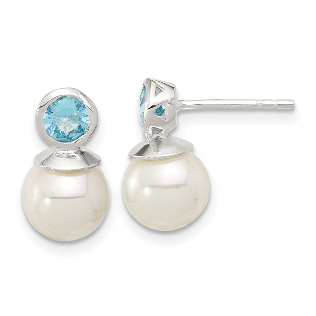 Sterling Silver Earrings Style QE17264 - Classique Jewelry Inc.