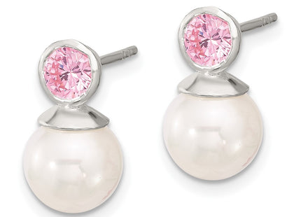 Sterling Silver Earrings Style QE17265 - Classique Jewelry Inc.