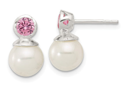 Sterling Silver Earrings Style QE17265 - Classique Jewelry Inc.