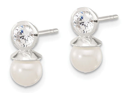 Sterling Silver Earrings Style QE17266 - Classique Jewelry Inc.