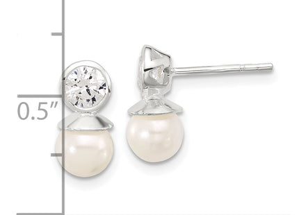 Sterling Silver Earrings Style QE17266 - Classique Jewelry Inc.