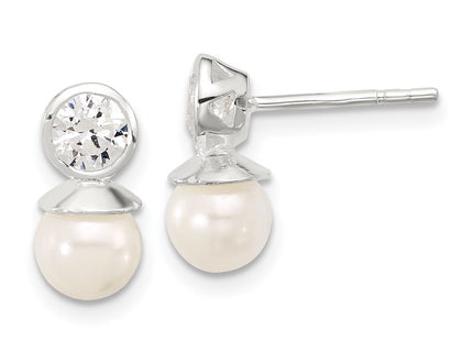 Sterling Silver Earrings Style QE17266 - Classique Jewelry Inc.
