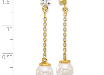 Sterling Silver Earrings Style QE17269GP - Classique Jewelry Inc.