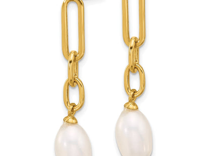 Sterling Silver Earrings Style QE17270GP - Classique Jewelry Inc.