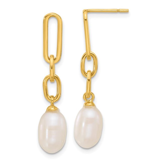 Sterling Silver Earrings Style QE17270GP - Classique Jewelry Inc.