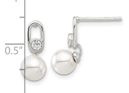 Sterling Silver Earrings Style QE17273 - Classique Jewelry Inc.