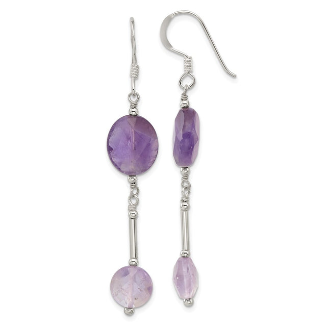 Sterling Silver Earrings Style QE17292 - Classique Jewelry Inc.