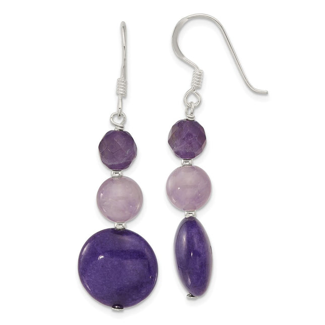 Sterling Silver Earrings Style QE17302 - Classique Jewelry Inc.