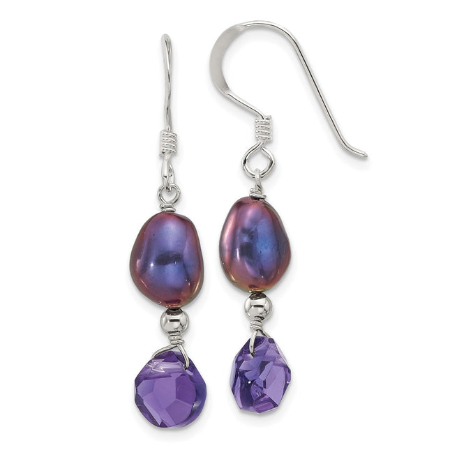 Sterling Silver Earrings Style QE17304 - Classique Jewelry Inc.