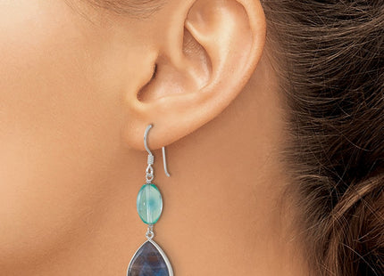 Sterling Silver Earrings Style QE17360 - Classique Jewelry Inc.