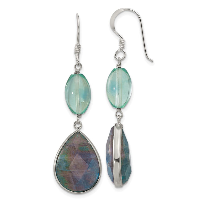 Sterling Silver Earrings Style QE17360 - Classique Jewelry Inc.