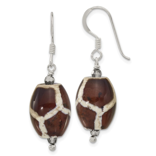 Sterling Silver Earrings Style QE17389 - Classique Jewelry Inc.