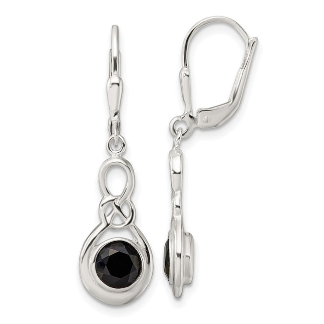 Sterling Silver Earrings Style QE17402 - Classique Jewelry Inc.