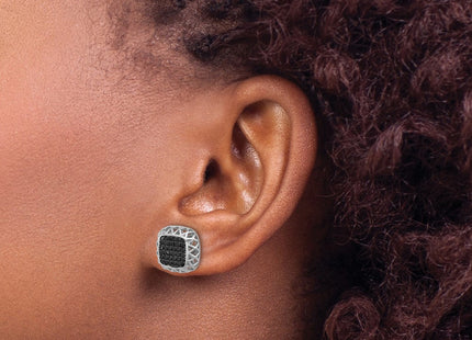 Sterling Silver Earrings Style QE17407 - Classique Jewelry Inc.