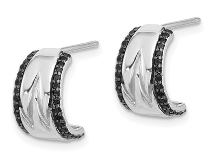 Sterling Silver Earrings Style QE17409 - Classique Jewelry Inc.