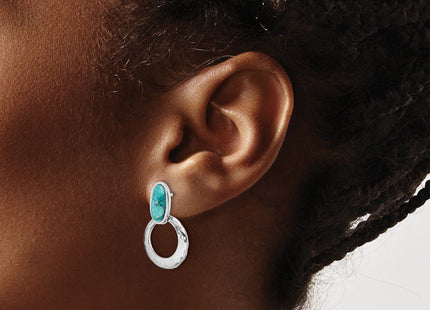 Sterling Silver Earrings Style QE17418 - Classique Jewelry Inc.
