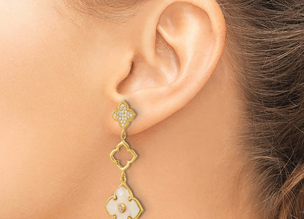 Sterling Silver Earrings Style QE17427 - Classique Jewelry Inc.