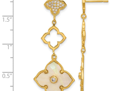 Sterling Silver Earrings Style QE17427 - Classique Jewelry Inc.