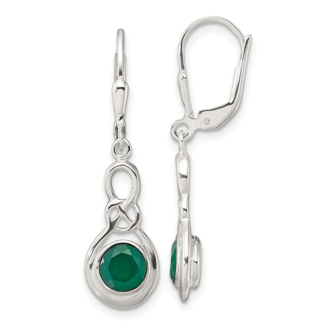 Sterling Silver Earrings Style QE17431 - Classique Jewelry Inc.