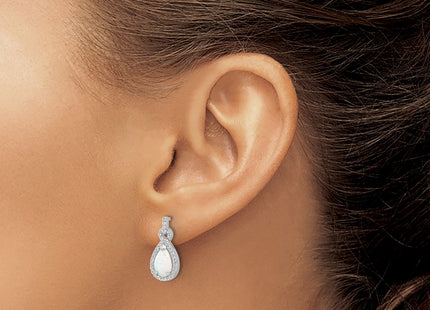 Sterling Silver Earrings Style QE17436 - Classique Jewelry Inc.