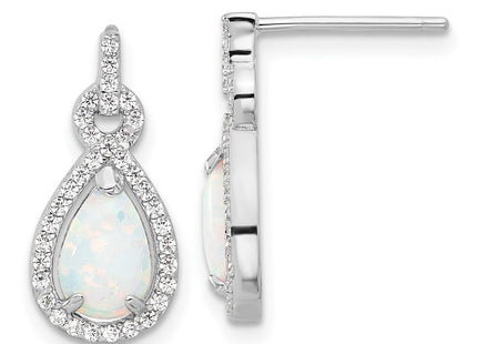 Sterling Silver Earrings Style QE17436 - Classique Jewelry Inc.