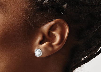 Sterling Silver Earrings Style QE17439 - Classique Jewelry Inc.