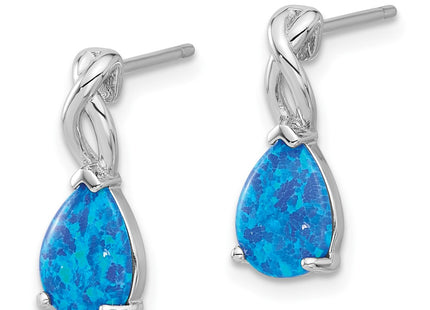 Sterling Silver Earrings Style QE17442 - Classique Jewelry Inc.