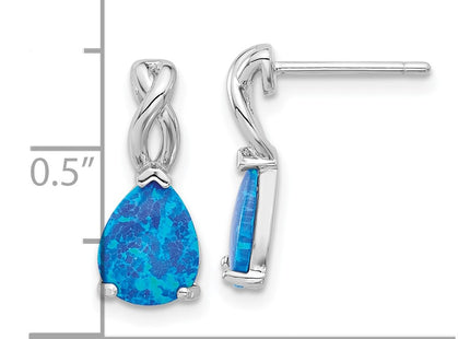 Sterling Silver Earrings Style QE17442 - Classique Jewelry Inc.