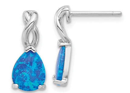 Sterling Silver Earrings Style QE17442 - Classique Jewelry Inc.