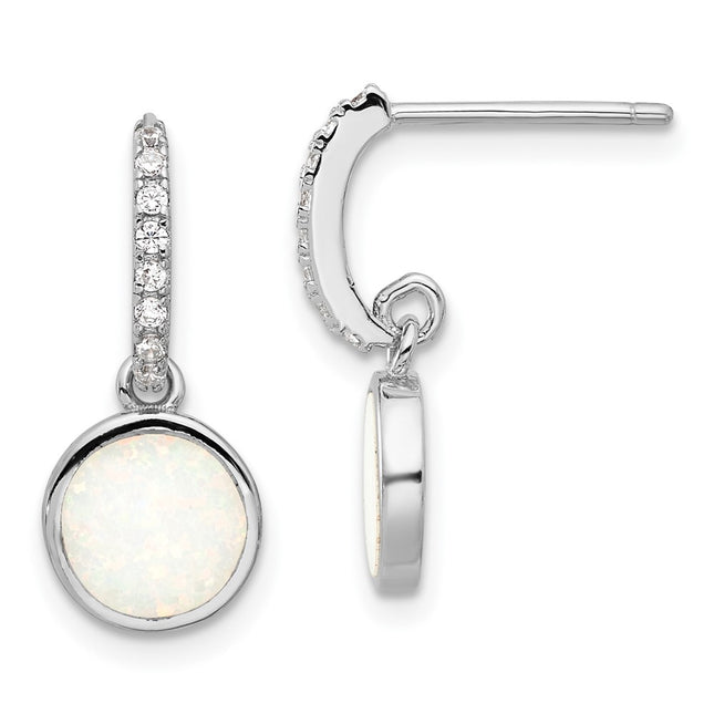 Sterling Silver Earrings Style QE17443 - Classique Jewelry Inc.