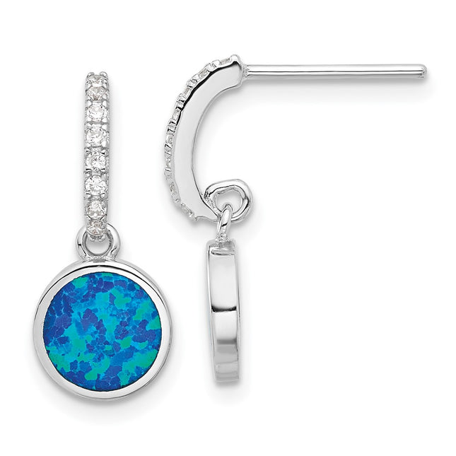 Sterling Silver Earrings Style QE17444 - Classique Jewelry Inc.