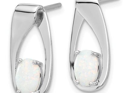 Sterling Silver Earrings Style QE17445 - Classique Jewelry Inc.