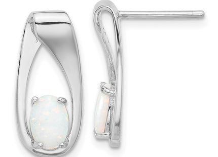 Sterling Silver Earrings Style QE17445 - Classique Jewelry Inc.