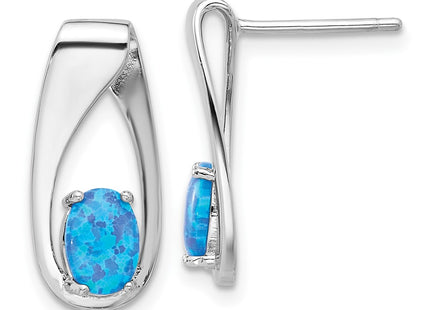 Sterling Silver Earrings Style QE17446 - Classique Jewelry Inc.