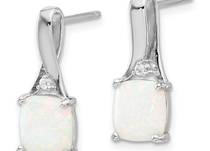Sterling Silver Earrings Style QE17447 - Classique Jewelry Inc.