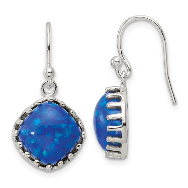 Sterling Silver Earrings Style QE17452 - Classique Jewelry Inc.