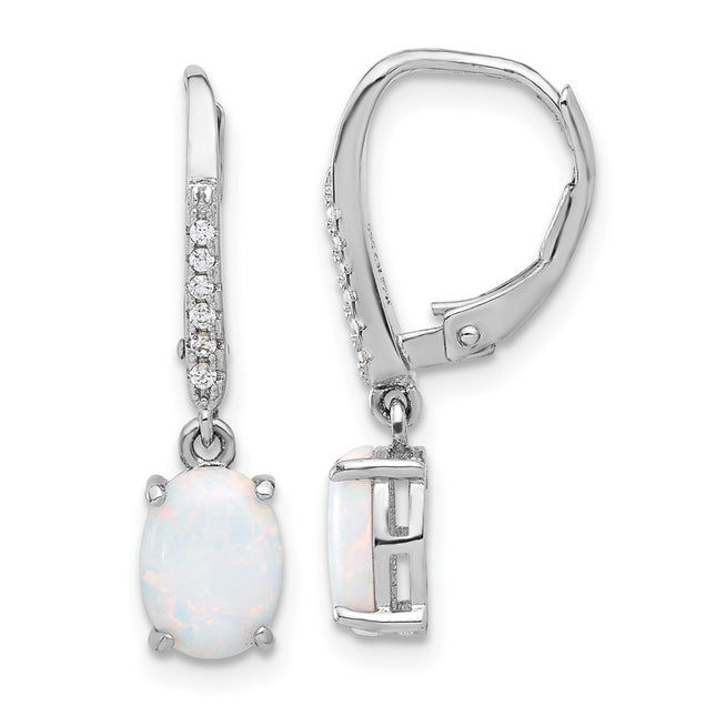 Sterling Silver Earrings Style QE17453 - Classique Jewelry Inc.