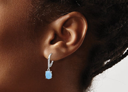 Sterling Silver Earrings Style QE17454 - Classique Jewelry Inc.
