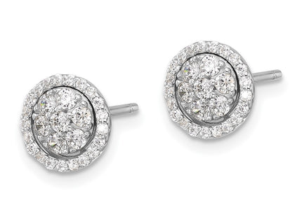 Sterling Silver Earrings Style QE17460 - Classique Jewelry Inc.