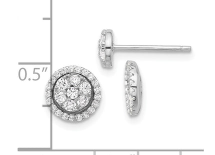 Sterling Silver Earrings Style QE17460 - Classique Jewelry Inc.